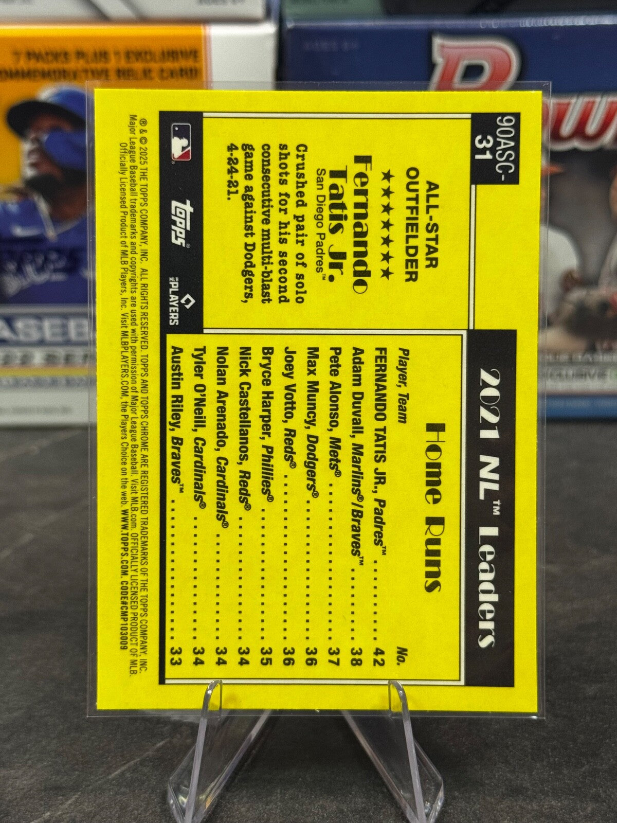 2025 Topps Series 2 - Topps All Stars #90ASC-31 FERNANDO TATIS JR Mojo Refractor