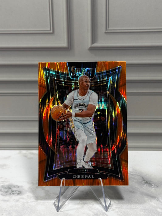 2024-25 Panini Select - Concourse Chris Paul #22 Orange Flash Prizm