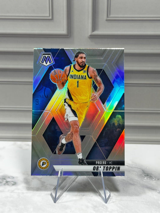 2024-25 Panini Mosaic - Obi Toppin #11 Silver Prizm