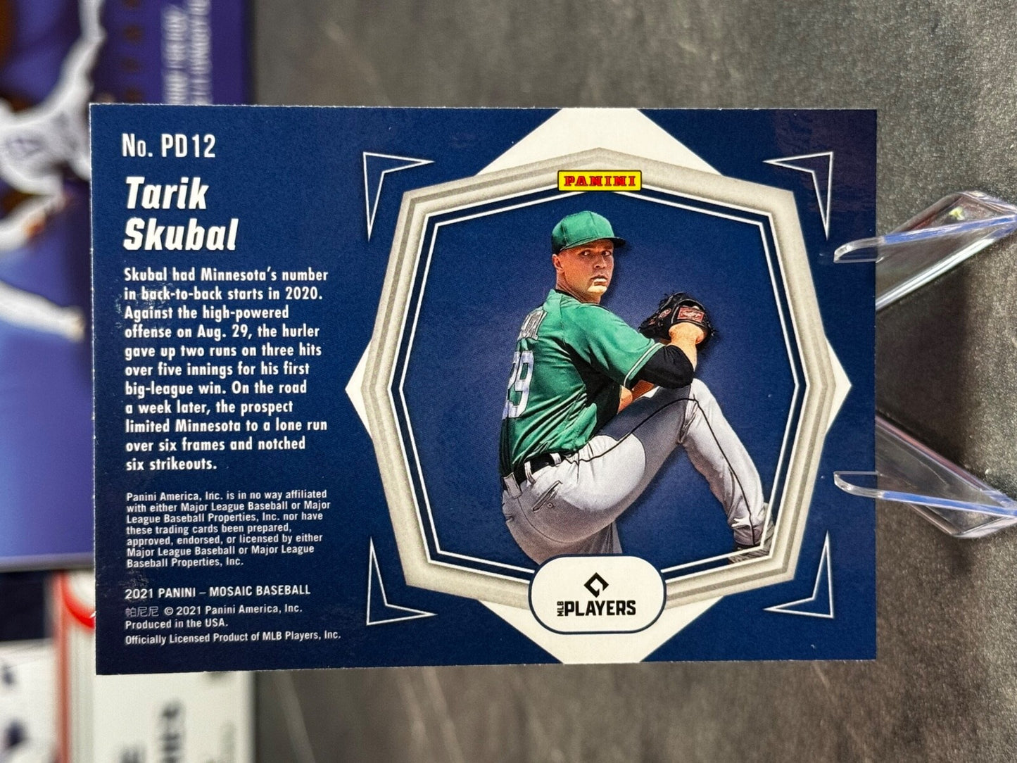 2021 Panini Mosaic Baseball Tarik Skubal #PD12