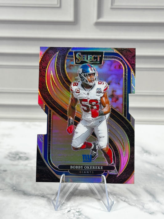 2024 Panini Select - Premier Level Bobby Okereke #109 Silver Prizm Die-Cut