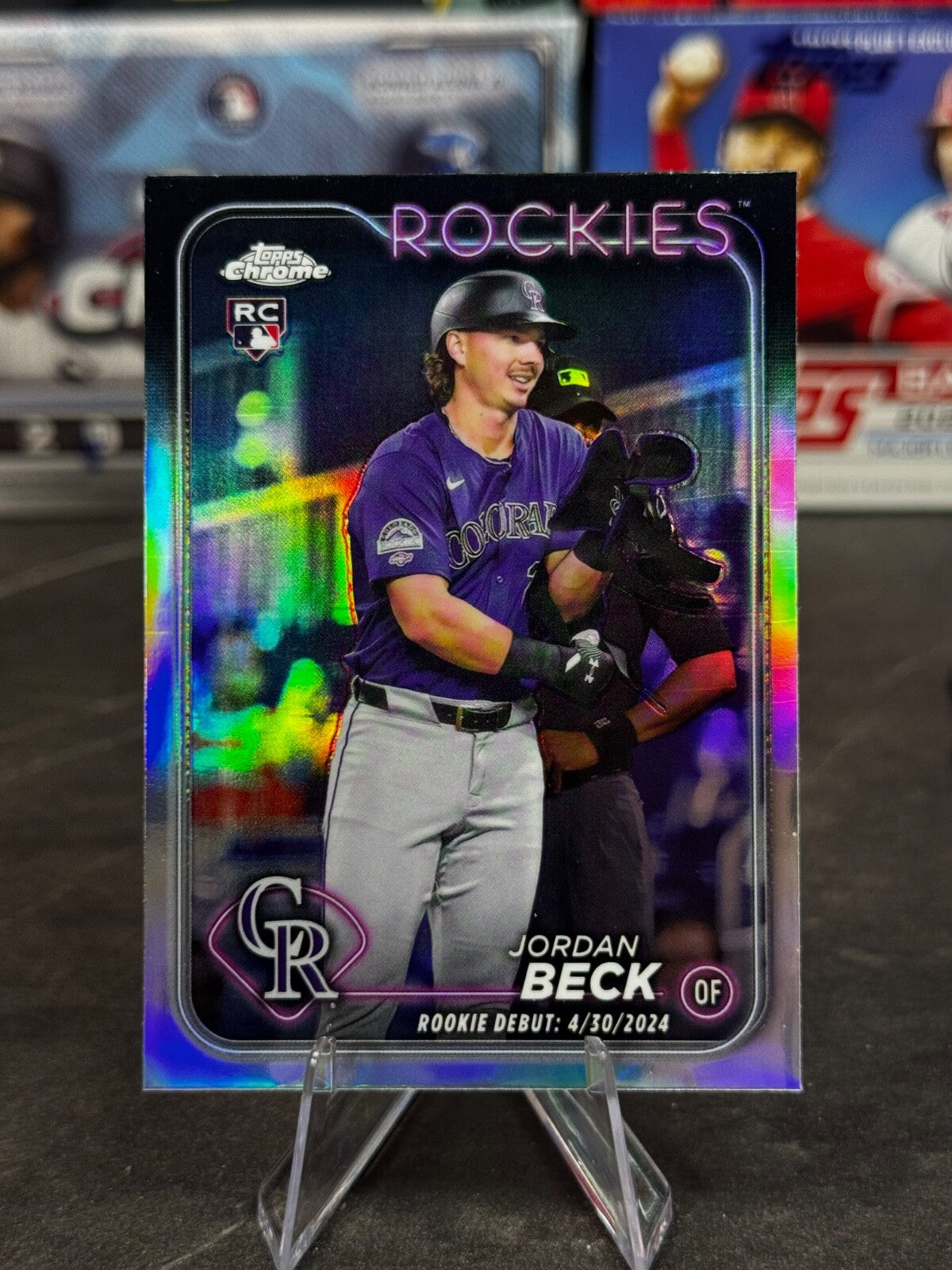 2024 Topps Chrome - Rookie Debut Jordan Beck #USC133 Refractor (RC)