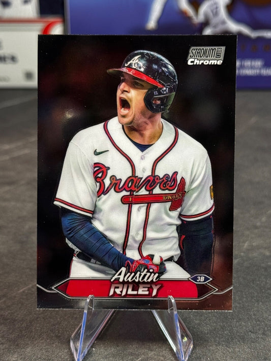 2024 Topps Stadium Club - Austin Riley #18 Chrome