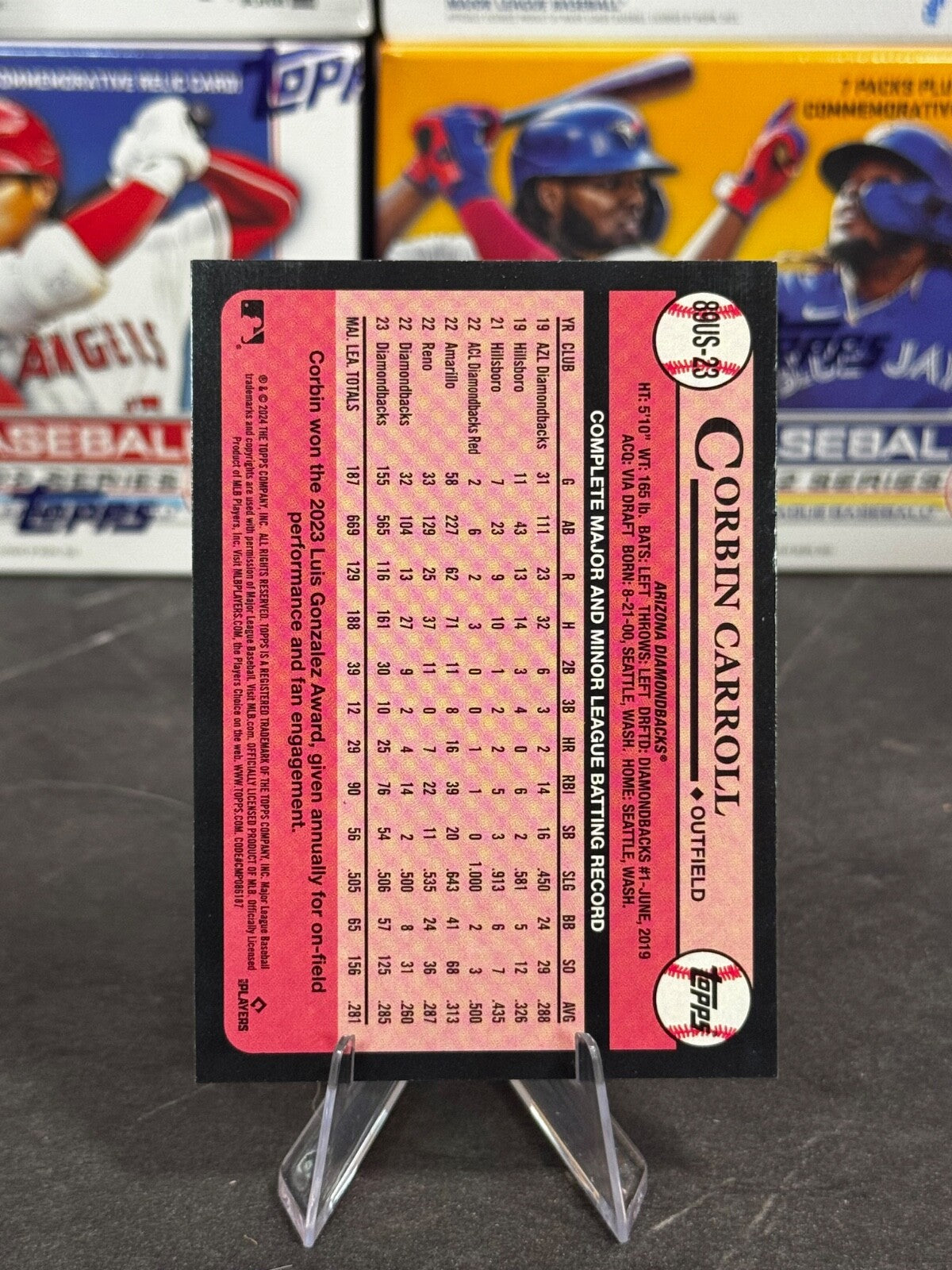 2024 Topps Update Series - 1989 Topps Baseball Corbin Carroll #89US-23