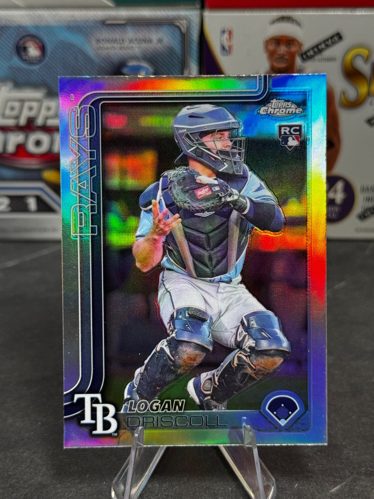 2025 Topps Chrome - #185 Logan Driscoll Rookie Refractor (RC)