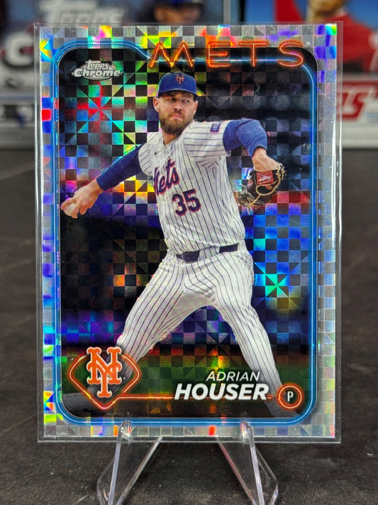 2024 Topps Chrome Update Series - Adrian Houser #USC58 X-Fractor