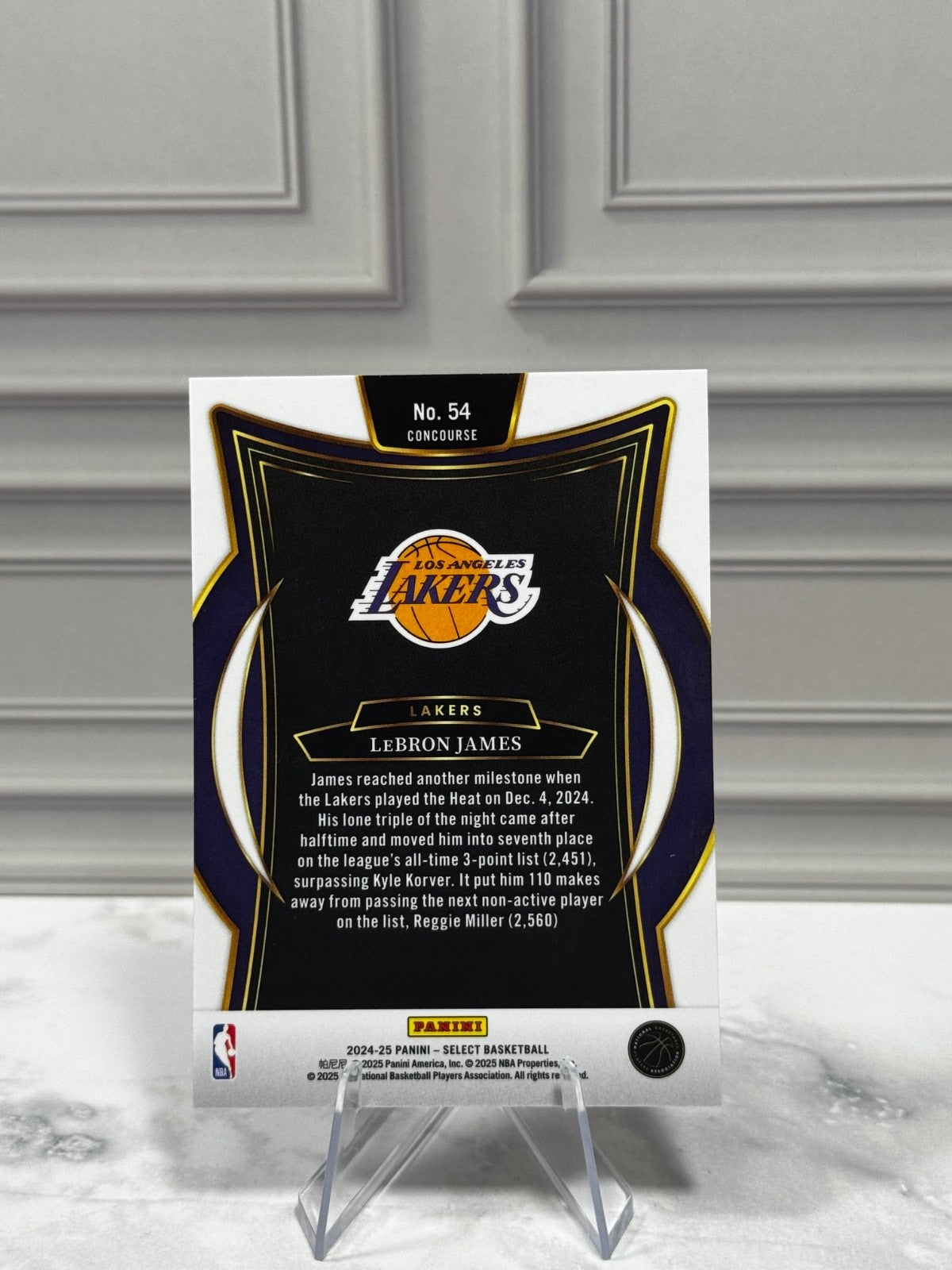 2024-25 Panini Select - Concourse LeBron James #54 Blue