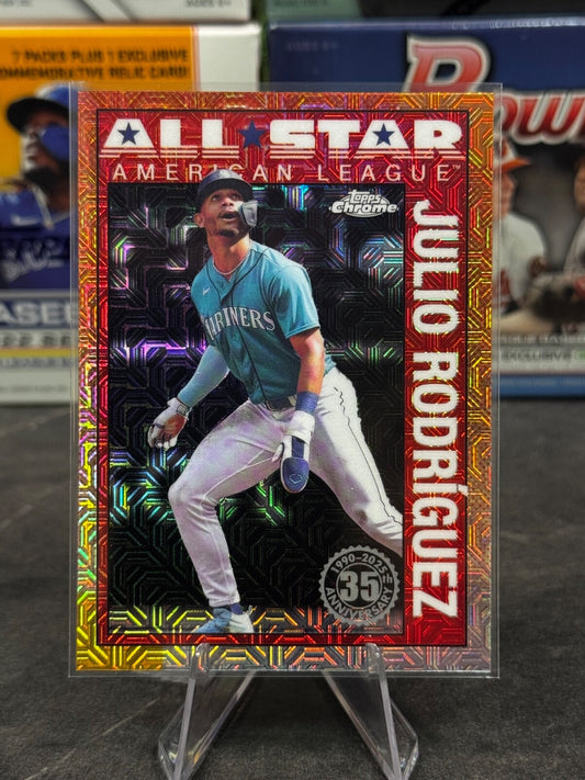 2025 Topps Series 2 - Topps All Stars #90ASC-48 JULIO RODRIGUEZ Mojo Refractor
