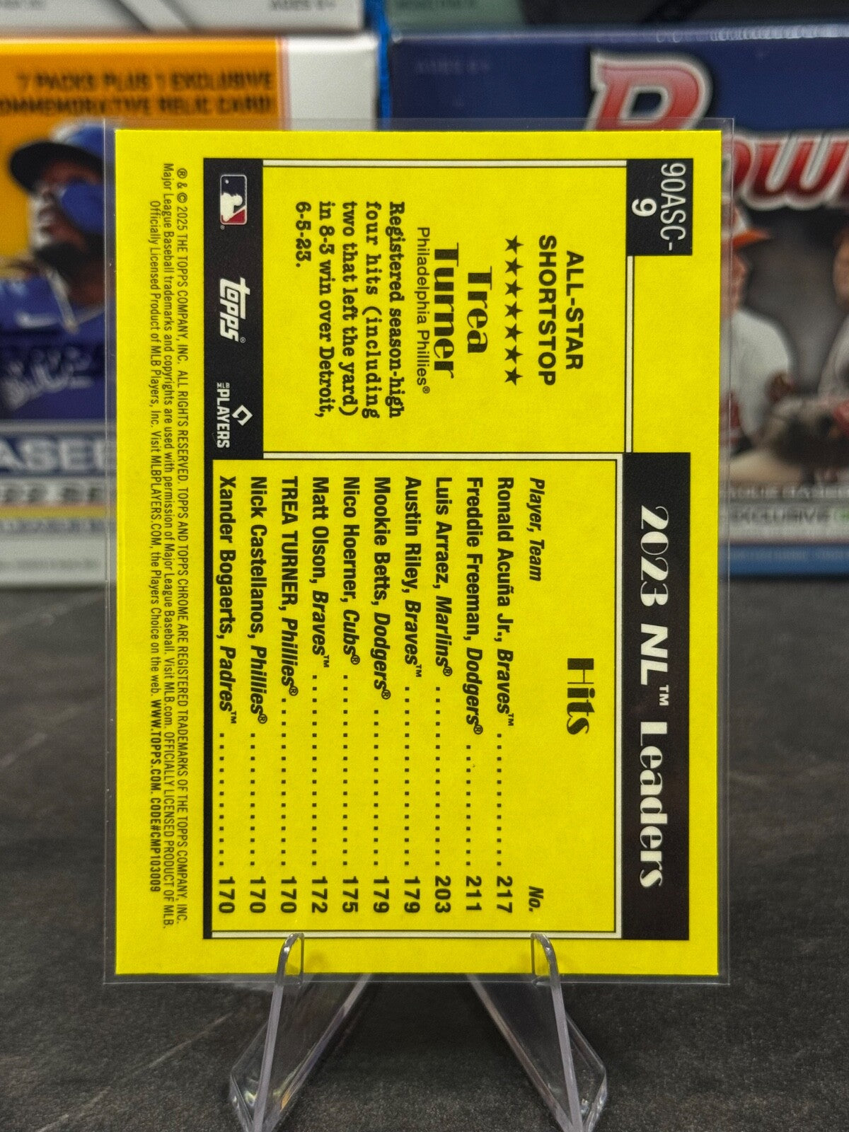 2025 Topps Series 2 - Topps All Stars #90ASC-9 TREA TURNER Mojo Refractor