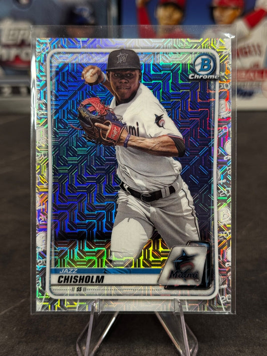 2020 Bowman - Chrome Prospects Jazz Chisholm #BCP-72 Mojo Refractor (RC)