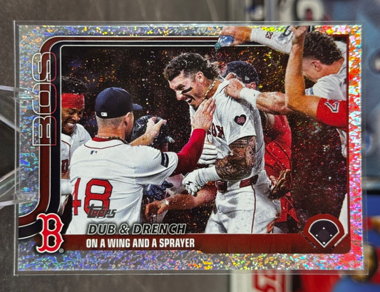 2025 Topps Series 1 - Boston Red Sox Dub & Drench #312