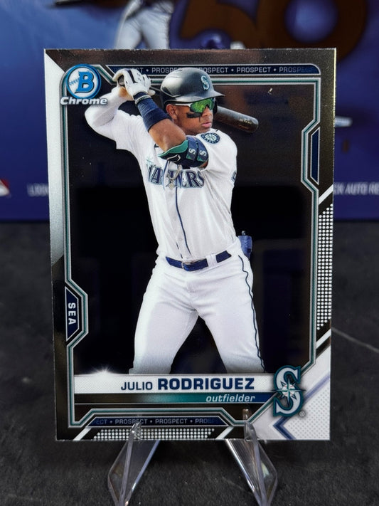 2021 Bowman Chrome - Julio Rodriguez #BCP-86