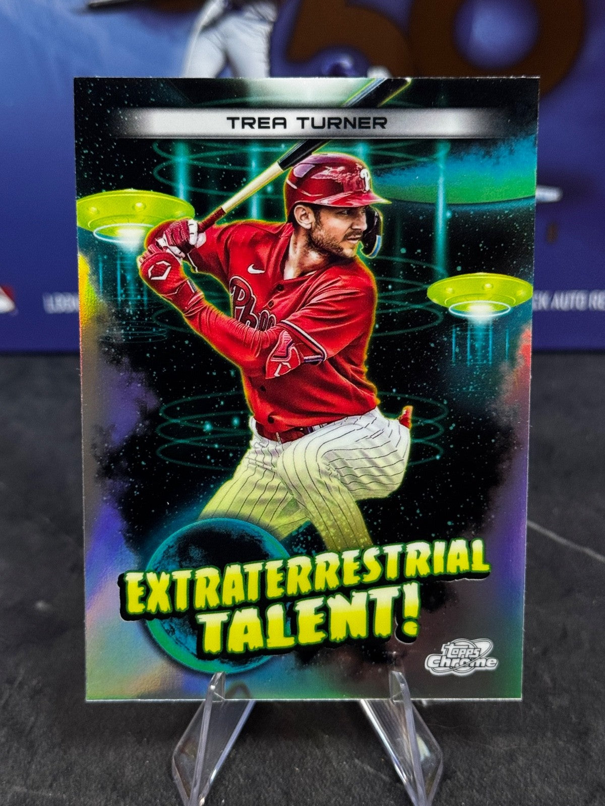 2023 Topps Cosmic Chrome - Extraterrestrial Talent Trea Turner #ET-21 Phillies