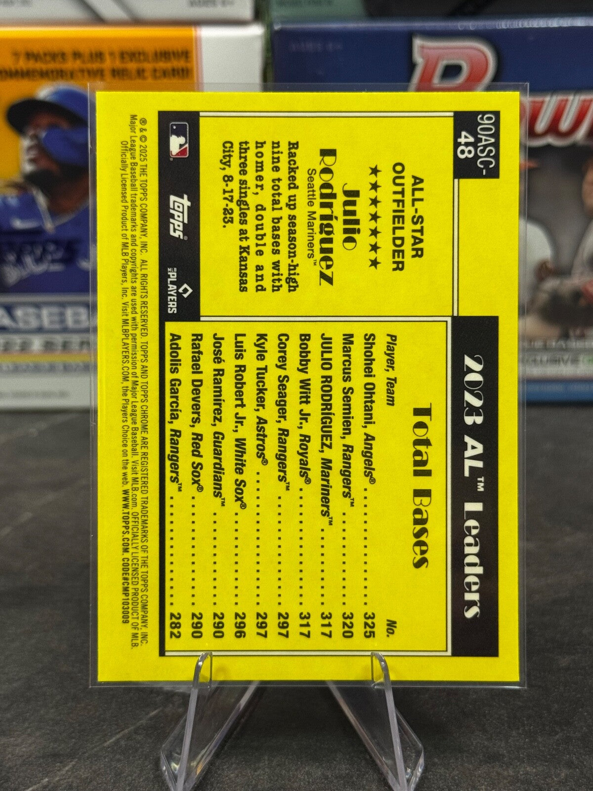 2025 Topps Series 2 - Topps All Stars #90ASC-48 JULIO RODRIGUEZ Mojo Refractor