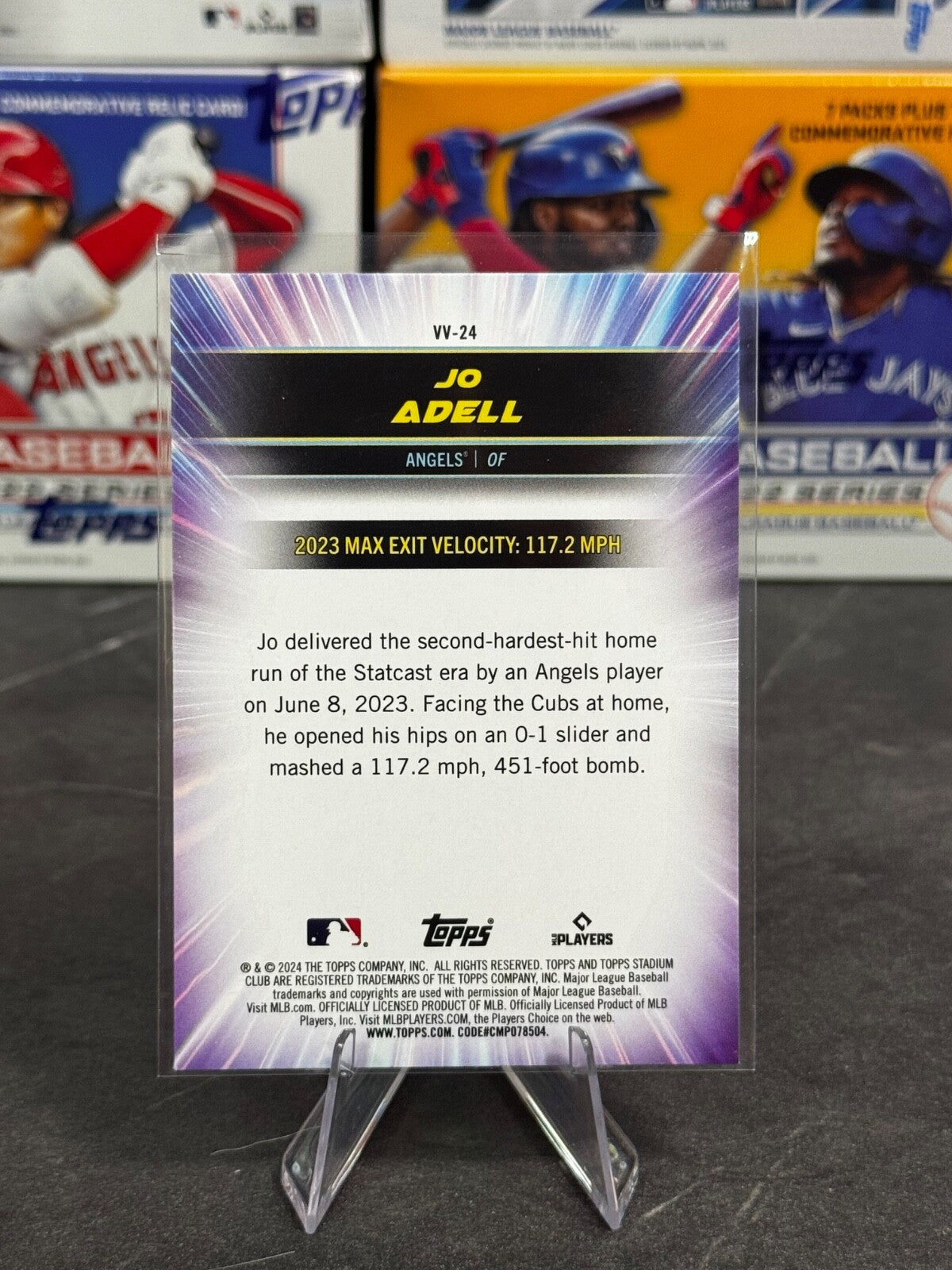 2024 Topps Stadium Club - Virtuosos of Velocity Jo Adell #VV-24