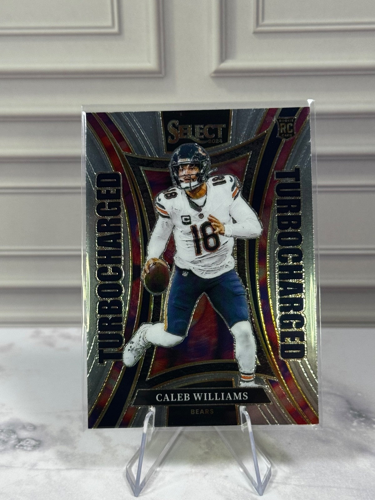 2024 Panini Select - Turbocharged Caleb Williams Rookie #11 (RC)