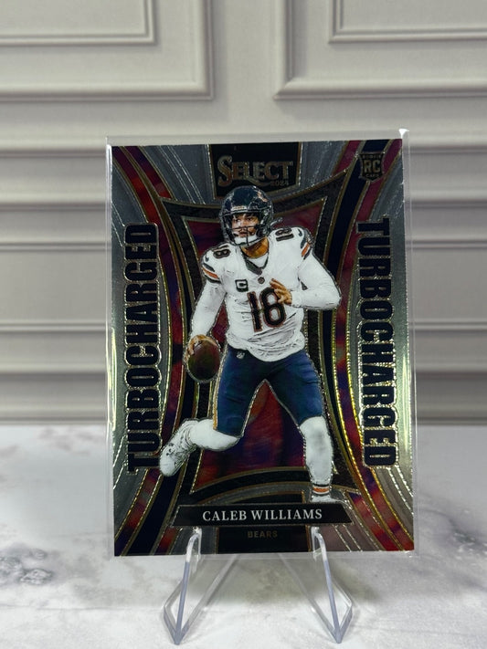 2024 Panini Select - Turbocharged Caleb Williams Rookie #11 (RC)
