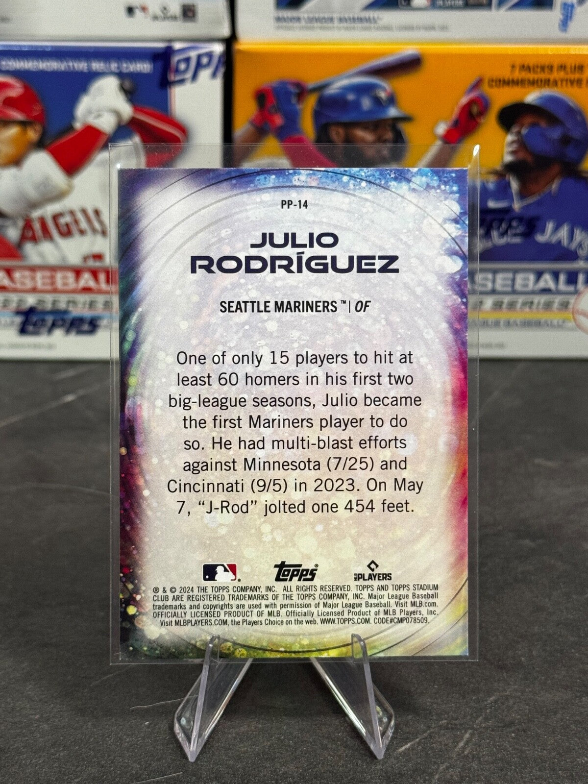 2024 Topps Stadium Club - Power Packed Julio Rodriguez #PP-14