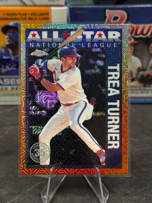 2025 Topps Series 2 - Topps All Stars #90ASC-9 TREA TURNER Mojo Refractor