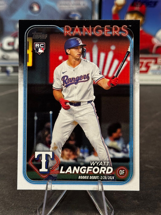 2024 Topps Update Series - Rookie Debut Wyatt Langford #US341 (RC)