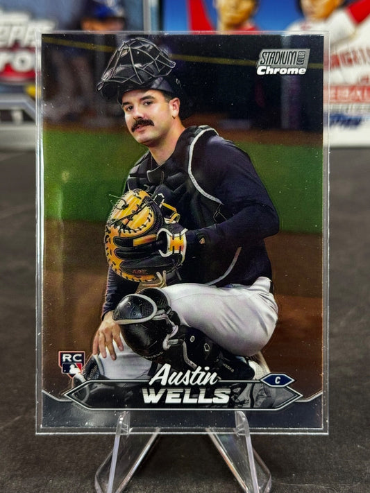 2024 Topps Stadium Club - Austin Wells #216 Chrome (RC)