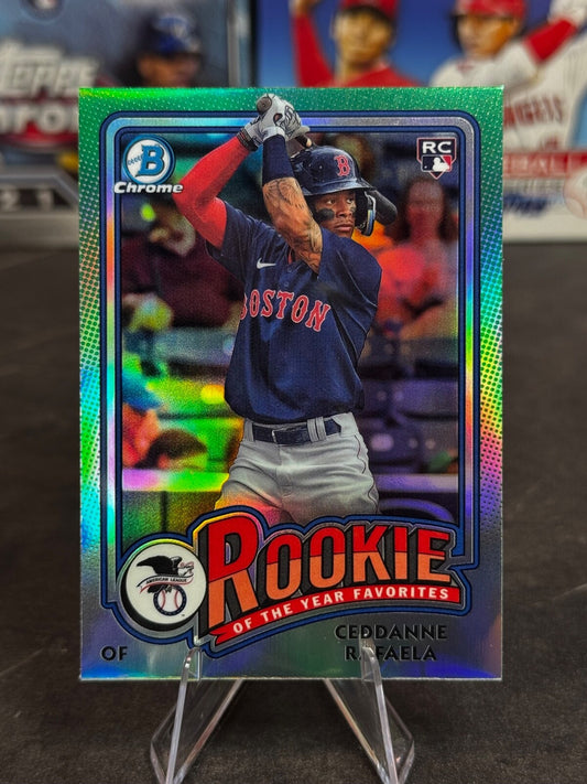2024 Bowman - Rookie of the Year Favorites Ceddanne Rafaela #ROY-5 (RC)