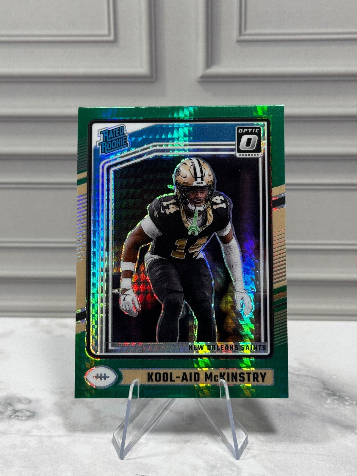 2024 Panini Donruss Optic - Kool-Aid McKinstry #264 Green Hyper Prizm (RC)
