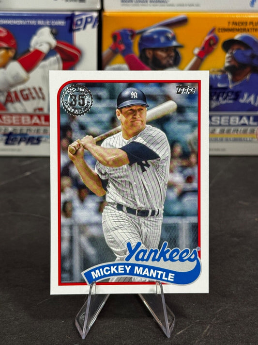 2024 Topps Update Series - 1989 Topps Baseball Mickey Mantle #89US-30