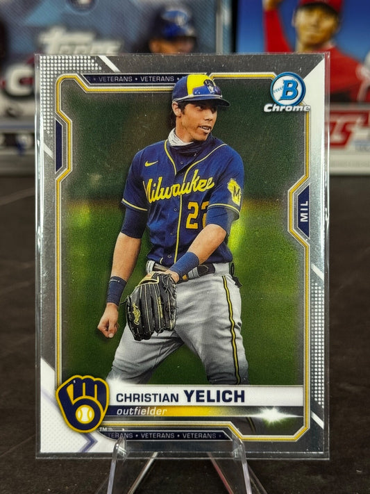 2021 Bowman Chrome - Christian Yelich #22