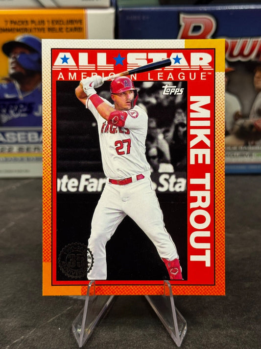 2025 Topps Series 2 - 1990 ALL STAR BASEBALL #90AS-10 Mike Trout