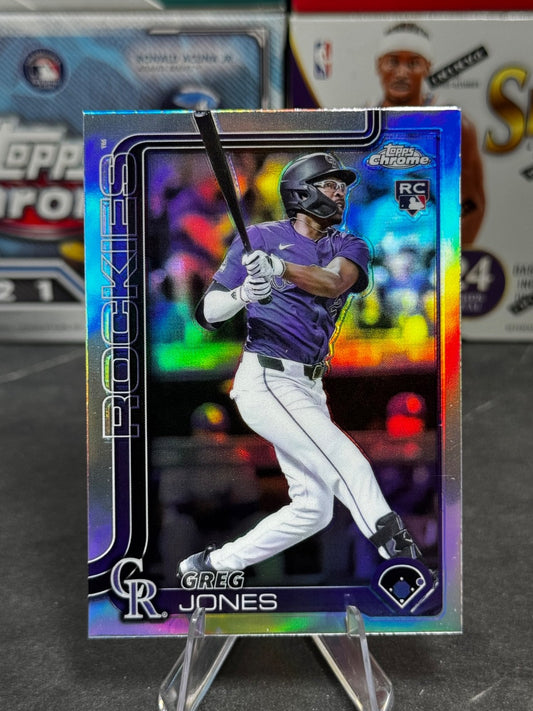 2025 Topps Chrome - #265 Greg Jones Refractor