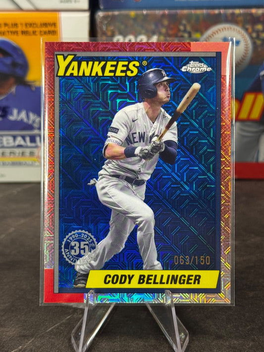 2025 Topps Series 2 - BLUE Mojo Refractor #T90C-112 CODY BELLINGER /150