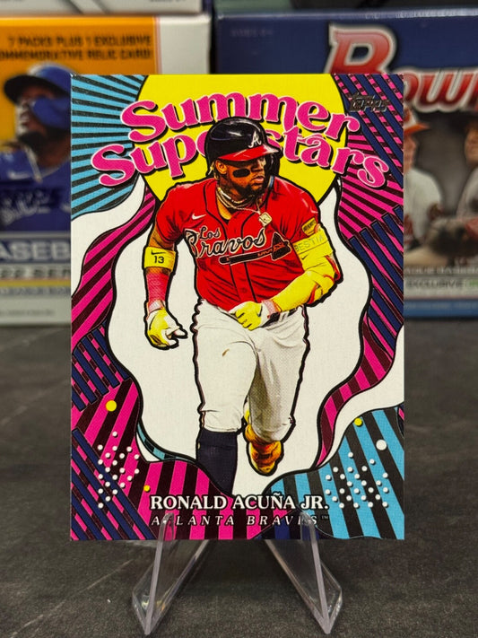 2025 Topps Series 2 - Summer Superstars #SS-4 Ronald Acuna Jr.
