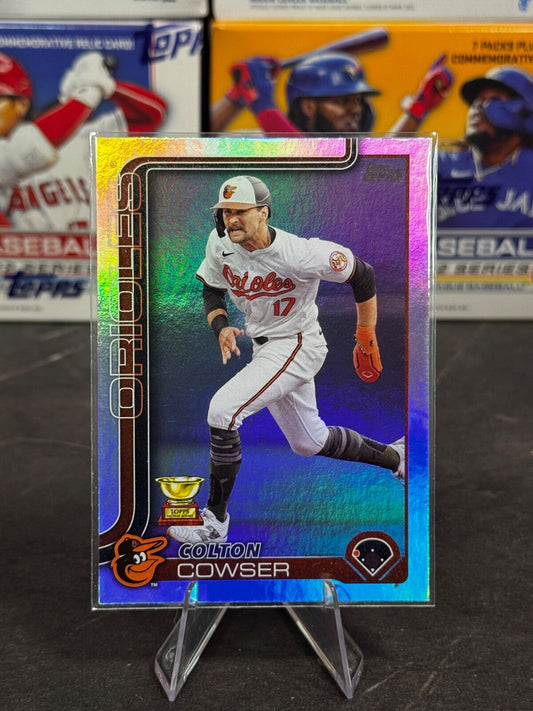 2025 Topps Series 1 - Colton Cowser #230 Rainbow Foilboard