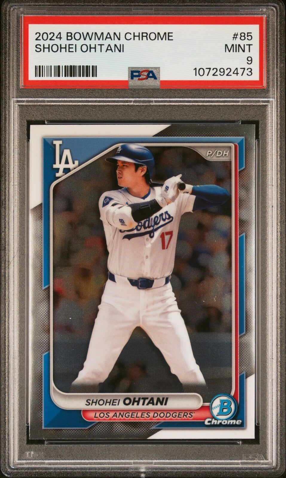 2024 Bowman Chrome - #85 Shohei Ohtani PSA 9