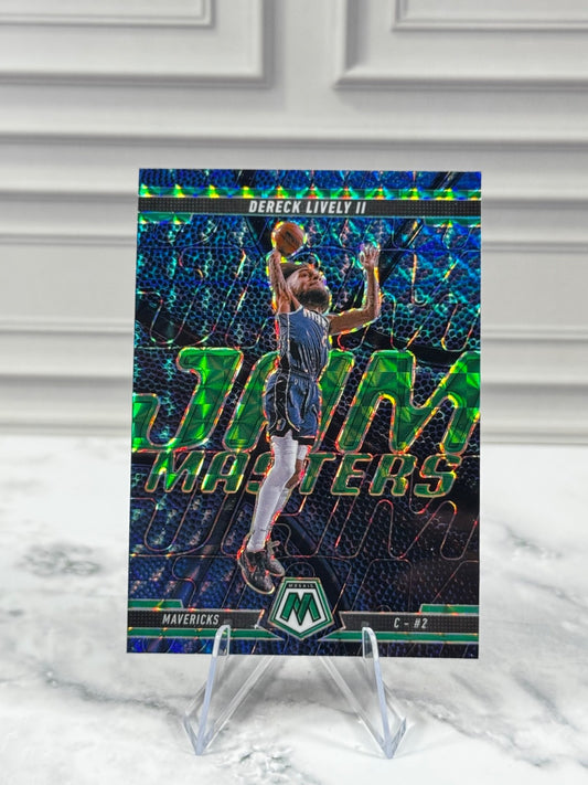2024-25 Panini Mosaic - Dereck Lively II Jam Masters Green Prizm #18