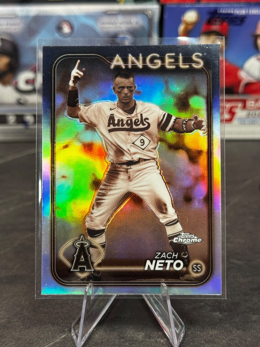 2024 Topps Chrome - Zach Neto #123 Sepia Refractor
