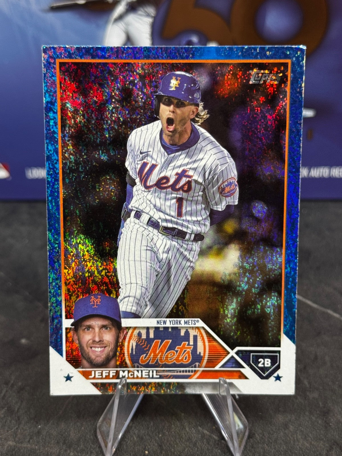 2023 Topps Series 2 - Jeff McNeil #426 Blue Foil /999