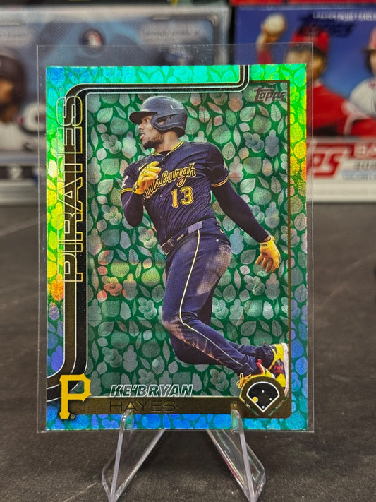 2025 Topps Series 1 - Ke'Bryan Hayes #248 Green Leaf Foil Easter Egg Variation