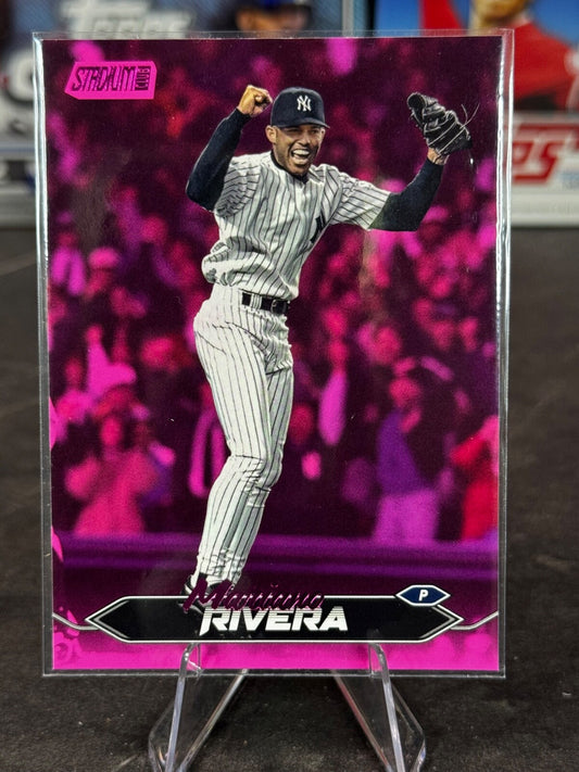 2024 Topps Stadium Club - Mariano Rivera #101 Pink Foil