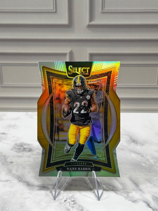 2024 Panini Select - Concourse Najee Harris #85 Silver Prizm Die-Cut