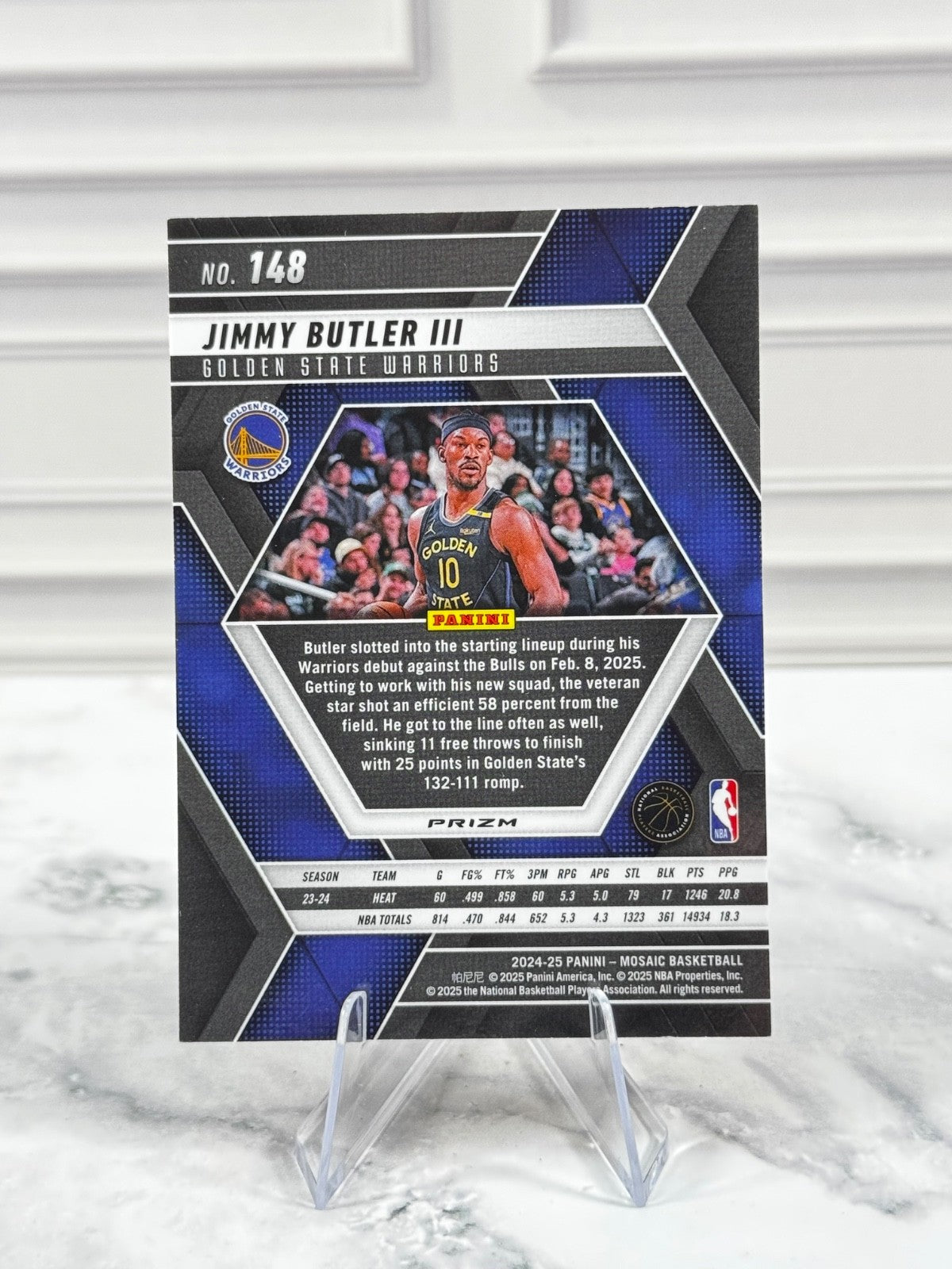 2024-25 Panini Mosaic - Jimmy Butler #148 Mosaic Prizm