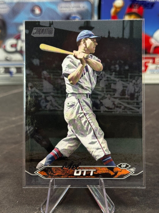 2024 Topps Stadium Club - Mel Ott #120 Black Foil