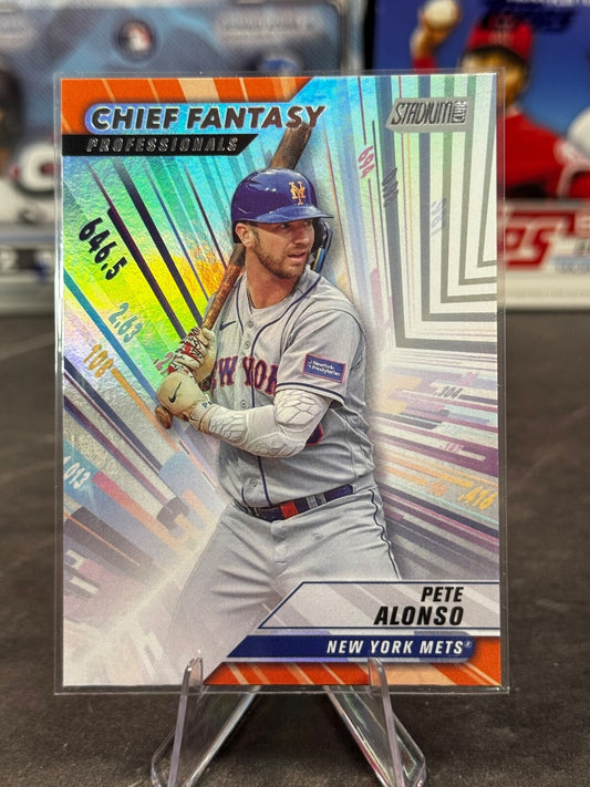 2024 Topps Stadium Club - Chief Fantasy Professionals Pete Alonso #CFPRO-4