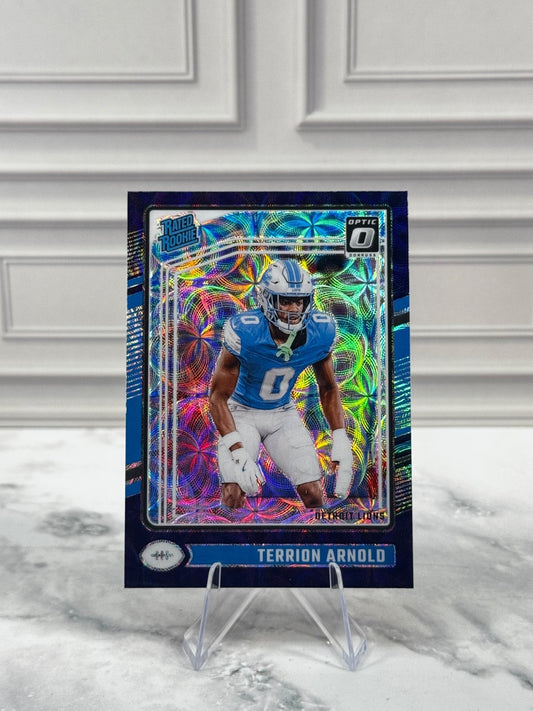 2024 Panini Donruss Optic - Rated Rookie Terrion Arnold #290 Purple Scope (RC)