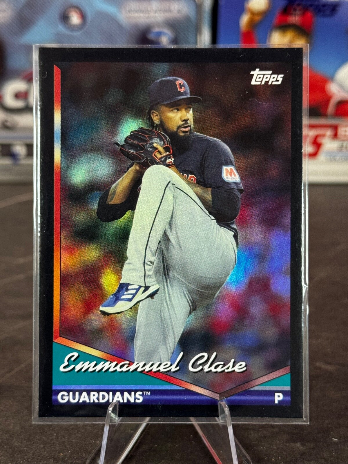 2024 Topps Archives - 1994 Topps Emmanuel Clase #207 Black Foil