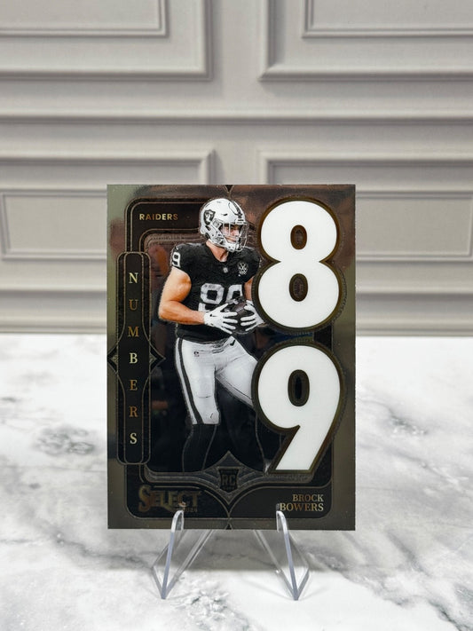 2024 Panini Select - Select Numbers Brock Bowers #12 (RC)