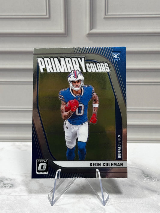 2024 Panini Donruss Optic - #10 Keon Coleman Rookie Primary Colors (RC)