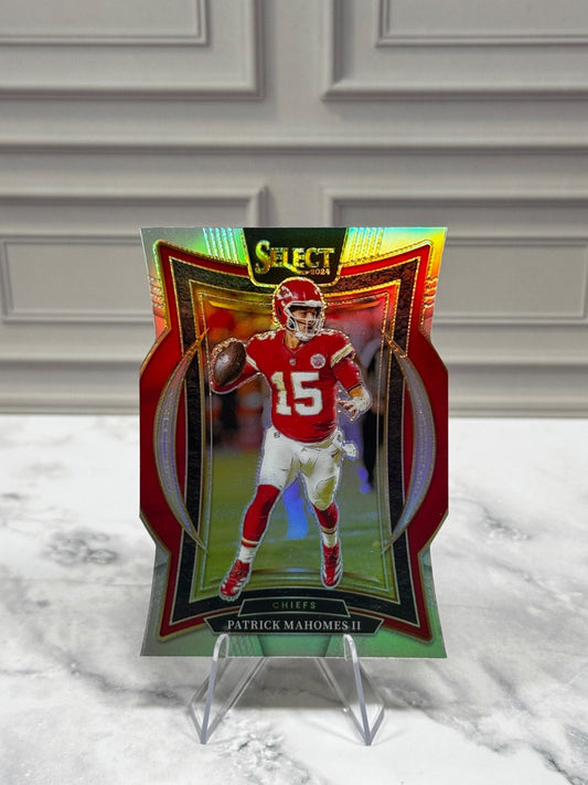 2024 Panini Select - Concourse Patrick Mahomes II #33 Die-Cut Silver Prizm