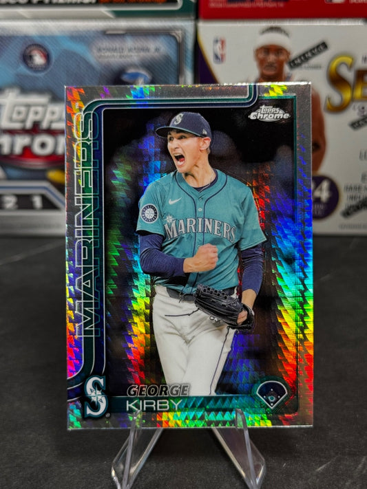 2025 Topps Chrome - #223 George Kirby Prism Refractor